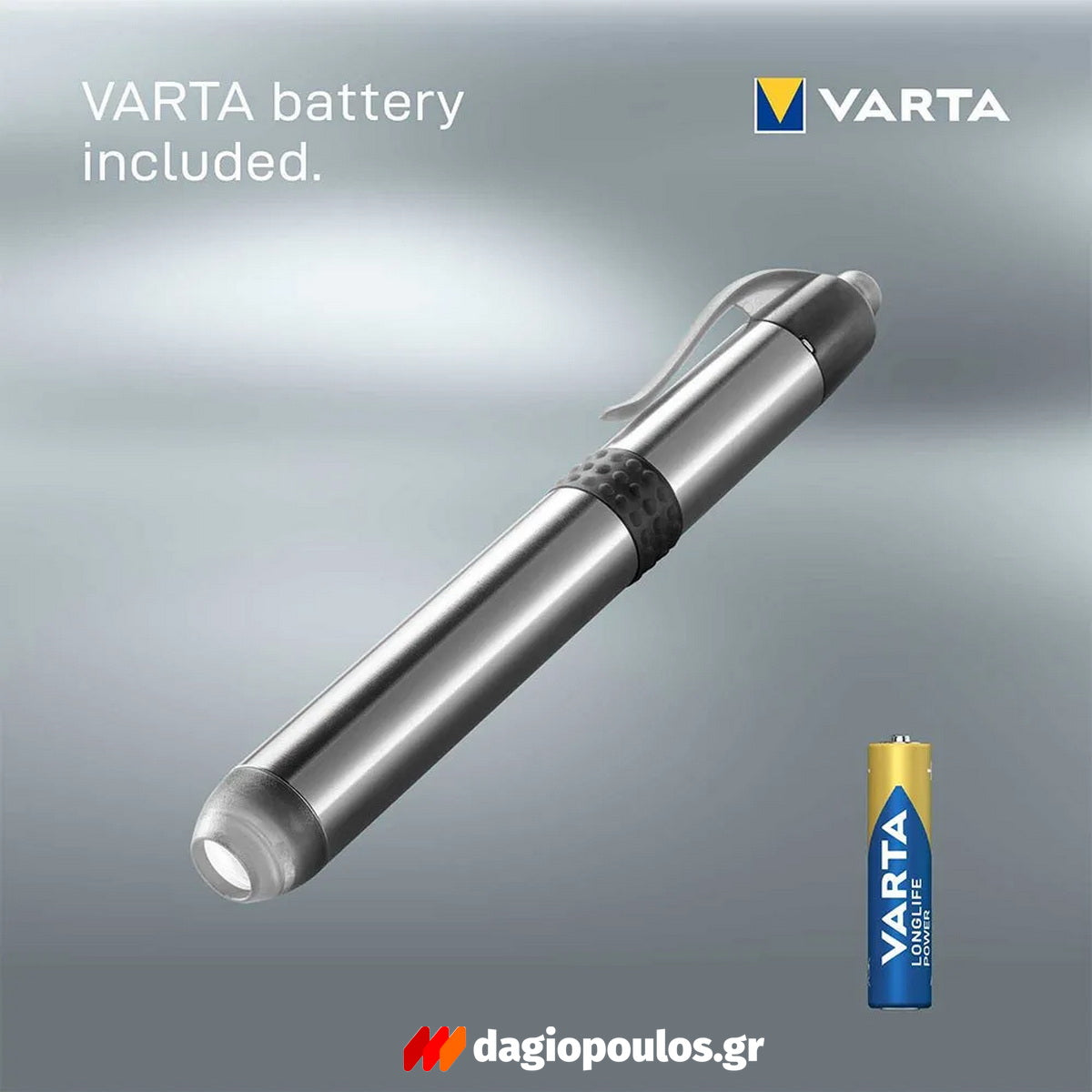 Varta Pen Light Mini Φακός Στυλό Led 3 Lumens