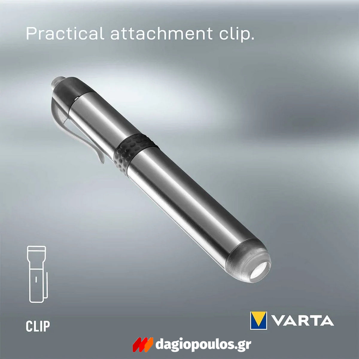 Varta Pen Light Mini Φακός Στυλό Led 3 Lumens