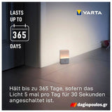 Varta Motion Sensor Night Light Φωτάκι Νυχτός Led Με Αισθητήρα Κίνησης