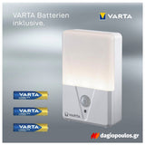 Varta Motion Sensor Night Light Φωτάκι Νυχτός Led Με Αισθητήρα Κίνησης