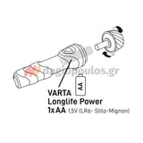 Varta Day Light Multi F10 Φακός Χειρός Led 20 Lumens