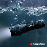 Varta Indestructible F10 Pro Led Φακός Χειρός 300 Lumens