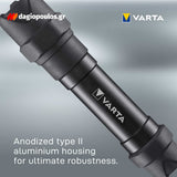 Varta Indestructible F30 Pro Led Φακός Χειρός 650 lumens