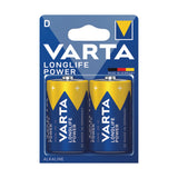 Varta Longlife Power Αλκαλικές Μπαταρίες D Σετ 2 Τεμ