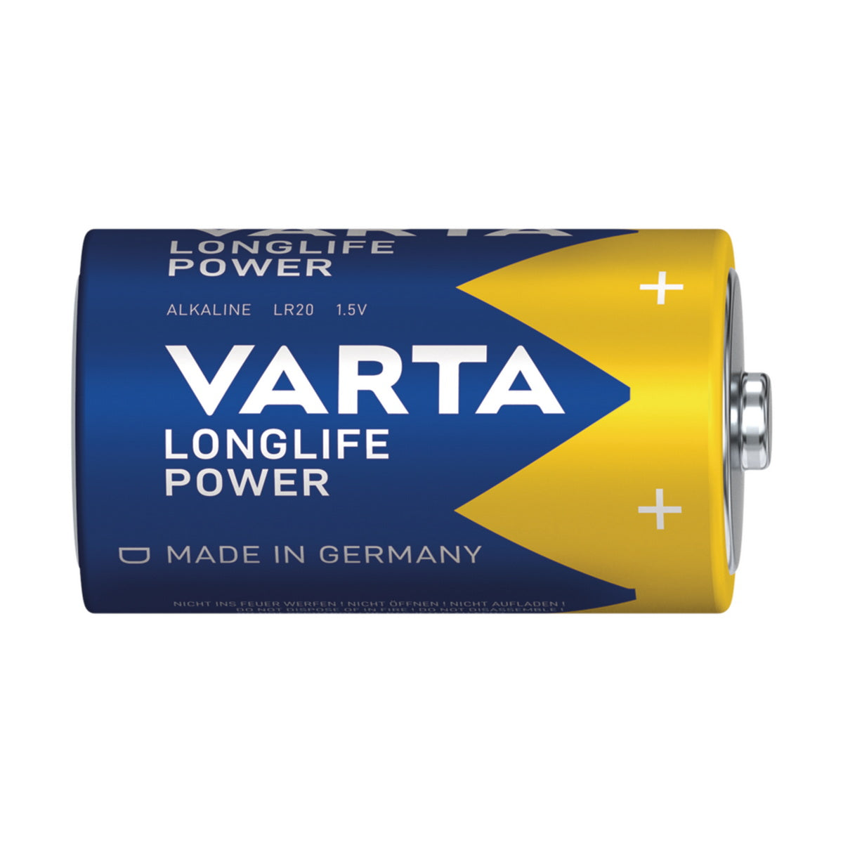 Varta Longlife Power Αλκαλικές Μπαταρίες D Σετ 2 Τεμ