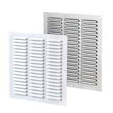 Vents Καπάκι Εξαερισμού Αλουμινίου Με Σήτα 200mm x 200mm Τετράγωνο ΑΣΗΜΙ