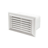 Vents Καπάκι Σχάρα Εξαερισμού Πλαστικό Για Σωλήνα 110mm x 55mm ΛΕΥΚΟ