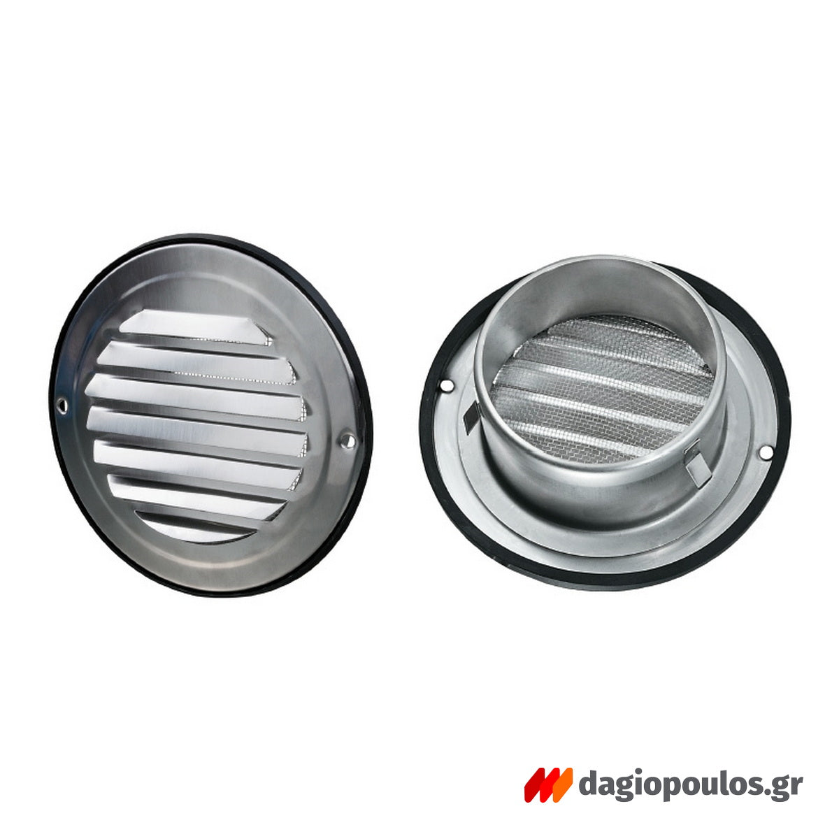 Vents MVM 100 Καπάκι Εξαερισμού Με Σίτα Στρογγυλό 100mm ΑΝΟΞΕΙΔΩΤΟ