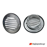 Vents MVM 100 Καπάκι Εξαερισμού Με Σίτα Στρογγυλό 100mm ΑΝΟΞΕΙΔΩΤΟ