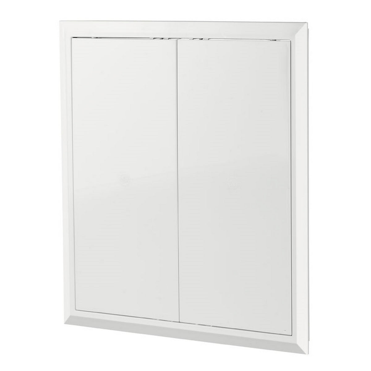 Vents Θυρίδα Πρόσβασης (Επίσκεψης) Ανοιγόμενη Πλαστική Τετράγωνη Με Διπλή Πόρτα 400mm x 400mm ΛΕΥΚΗ