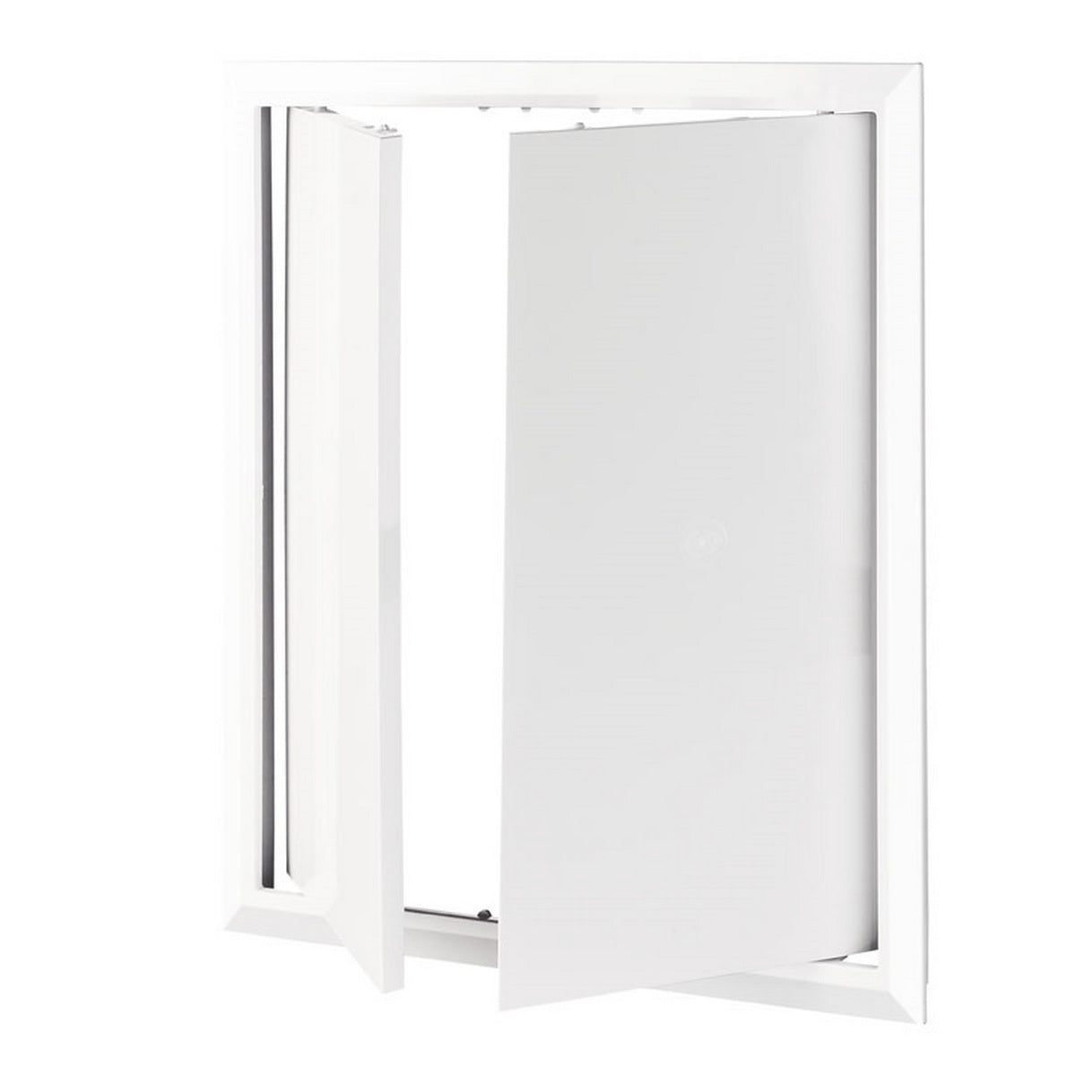 Vents Θυρίδα Πρόσβασης (Επίσκεψης) Ανοιγόμενη Πλαστική Τετράγωνη Με Διπλή Πόρτα 400mm x 400mm ΛΕΥΚΗ