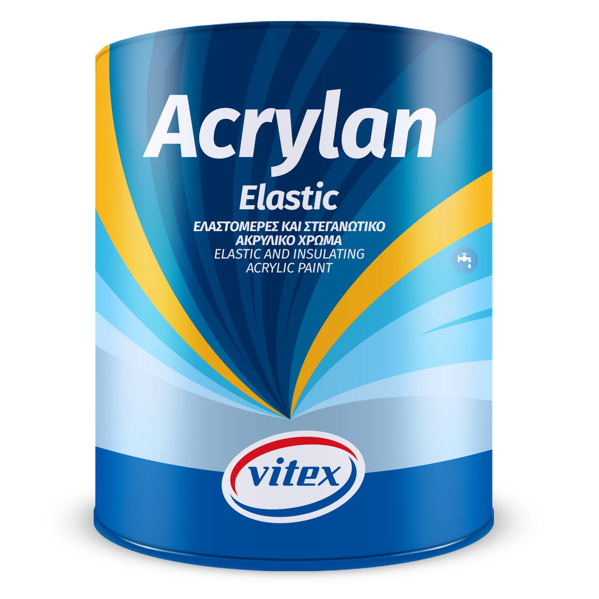 Vitex Acrylan Elastic Αδιάβροχο Ελαστομερές Μονωτικό Χρώμα 3Ltr