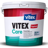 Vitex Care Eggshell Υψηλής Ποιότητας Πλενόμενο Πλαστικό Χρώμα Με Ματ Βελουτέ Εμφάνιση Λευκό