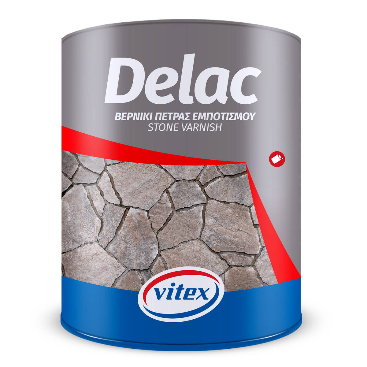 Vitex Delac Ακρυλικό Βερνίκι Εμποτισμού Διαλύτου Σατινέ 2.5ltr