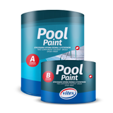 Vitex Pool Paint Εποξειδικό Χρώμα Πισίνας Διαλύτου 2 Συστατικών ΓΑΛΑΖΙΟ 3.5Ltr