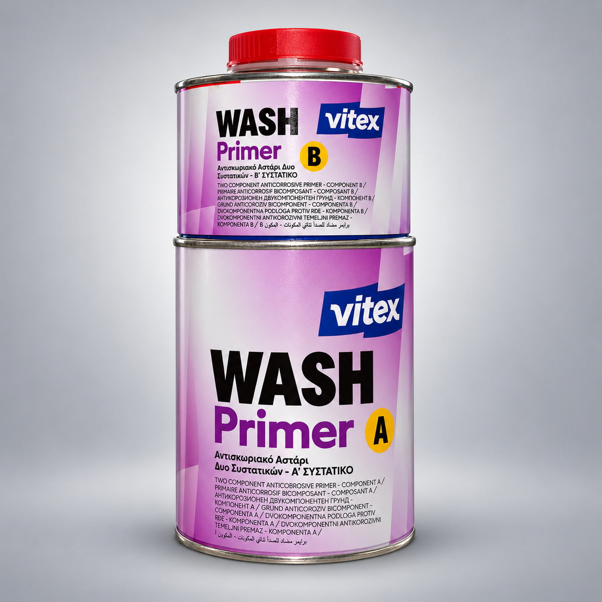 Vitex Wash Primer Αστάρι Υπόστρωμα Γαλβανιζέ & Μη Σιδηρούχων Μετάλλων