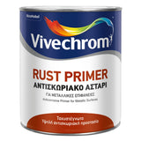 Vivechrom Rust Primer Αντισκωριακό Αστάρι Μετάλλων ΓΚΡΙ 750ml
