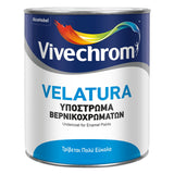 Vivechrom Velatura Υπόστρωμα Αστάρι Βελατούρα Διαλύτου Λευκό 2.5Ltr