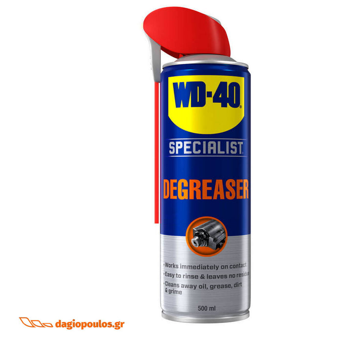 WD-40 Fast Acting Degreaser Καθαριστικό Ταχείας Δράσης 500ml | Dagiopoulos.gr