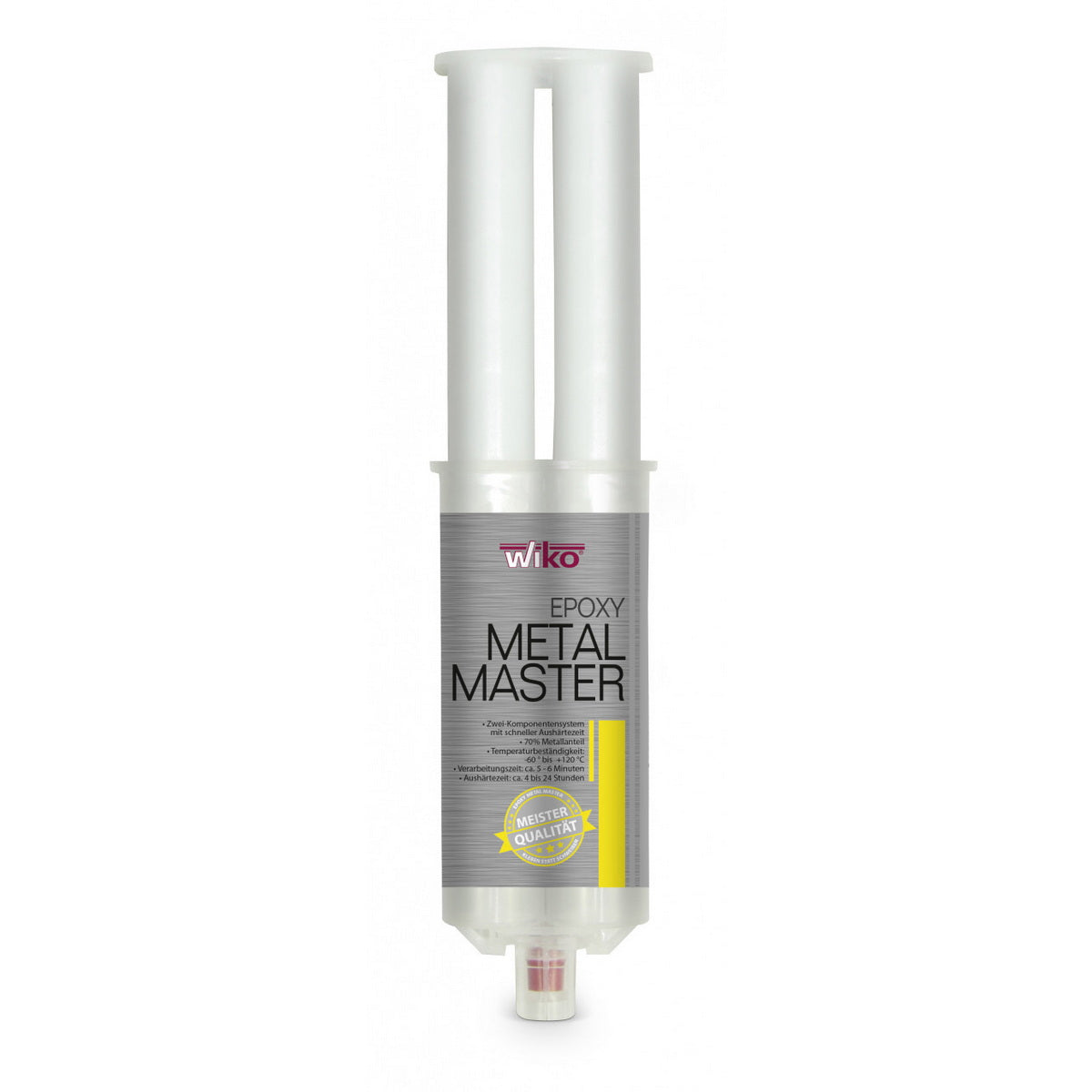 Wiko EMM.S25 Epoxy Metal Master Κόλλα Υγρό Μέταλλο Σύριγγα Χειρός 25ml Με Ρύγχος Ανάμιξης
