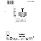 Wolfcraft 2265000 Συρμάτινη Βούρτσα 80mm x 35mm