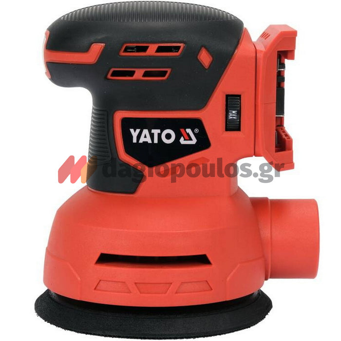 Yato ΥΤ-82753 Τριβείο Μπαταρίας Έκκεντρο 18V 125mm SOLO  | dagiopoulos.gr