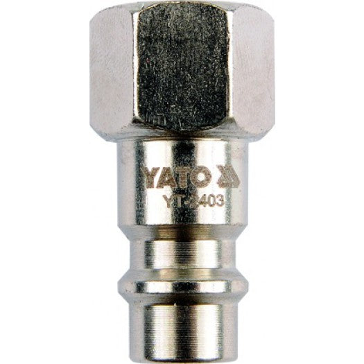 Yato YT-2404 Ταχυσύνδεσμοι Αέρος Αρσενικοί Με Βιδωτά Θηλυκά 3/8"