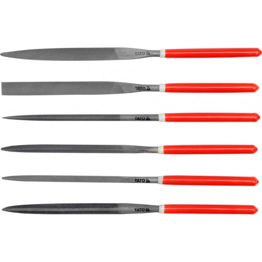 Yato YT-6162 Συλλογή Λίμες 5mm x 180mm x 85mm Σετ 6 Τεμ