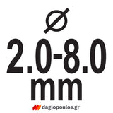 Yato YT-41602 Συλλογή Τρυπάνια Co-HSS Κοβάλτιου Σετ 6 Τεμ