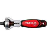 Yato YT-03311 Μανέλα Με Καστάνια CrV 72 Δοντιών Με Περιστρεφομενη Διπλή Κεφαλή 1/4" & ΗΕΧ