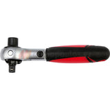 Yato YT-03311 Μανέλα Με Καστάνια CrV 72 Δοντιών Με Περιστρεφομενη Διπλή Κεφαλή 1/4" & ΗΕΧ