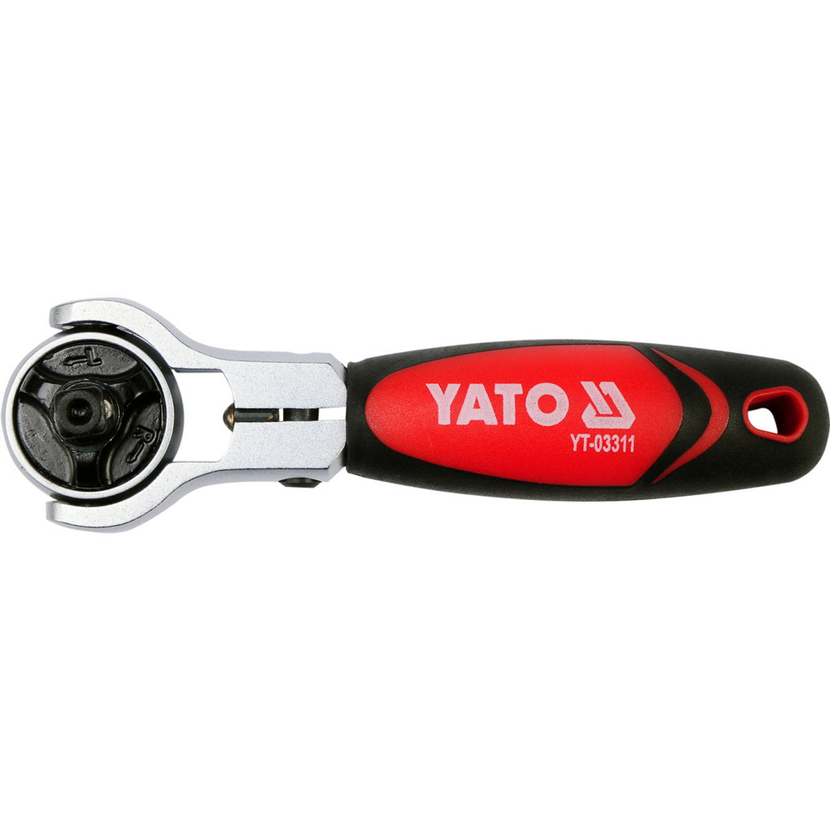 Yato YT-03311 Μανέλα Με Καστάνια CrV 72 Δοντιών Με Περιστρεφομενη Διπλή Κεφαλή 1/4" & ΗΕΧ