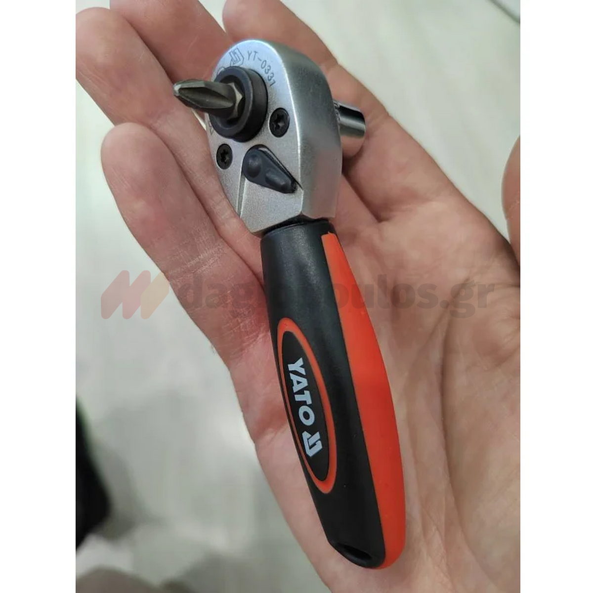 Yato YT-0331 Μανέλα Καστάνιας Διπλής Λειτουργίας 1/4" - Εξάγωνη Υποδοχή