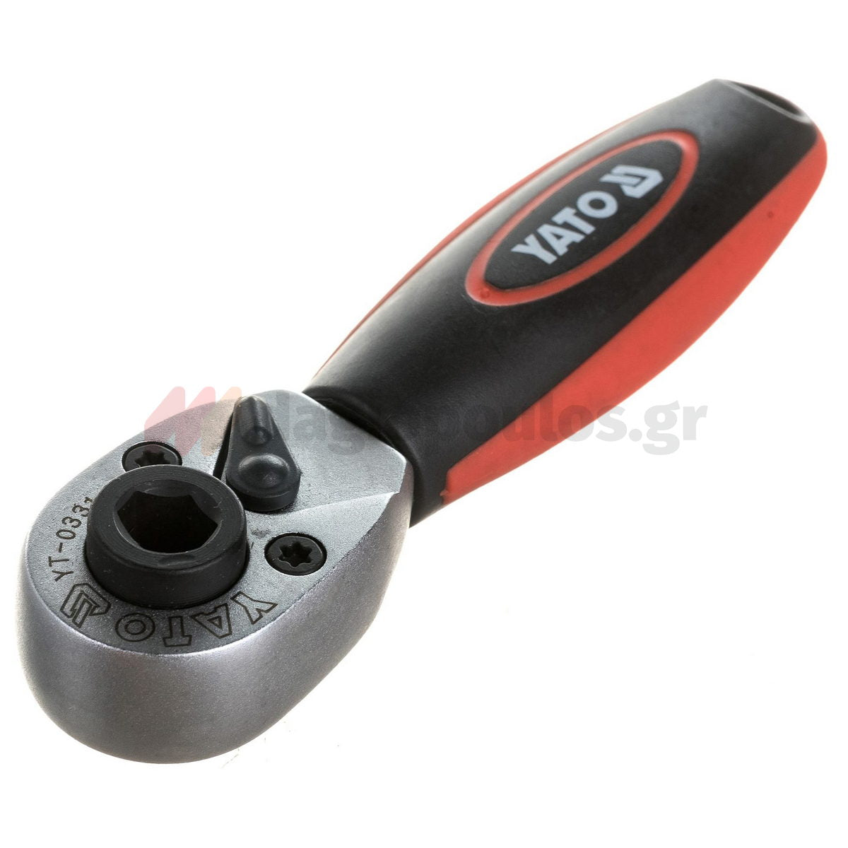 Yato YT-0331 Μανέλα Καστάνιας Διπλής Λειτουργίας 1/4" - Εξάγωνη Υποδοχή