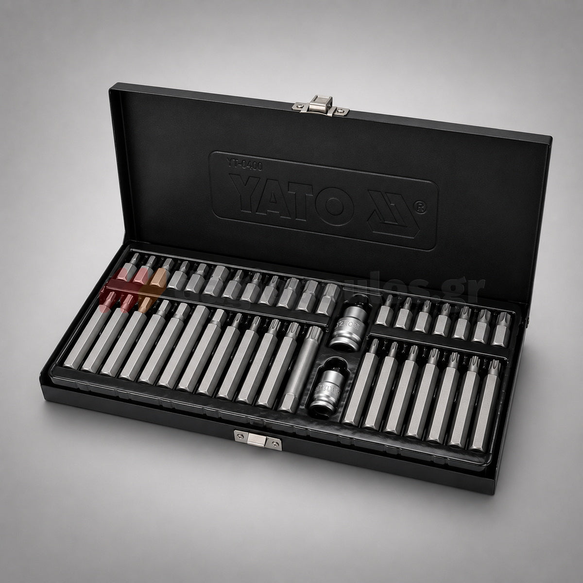 Yato YT-0400 Συλλογή Μύτες Hex Torx Spline Σε Κασετίνα Σετ 40 Τεμ