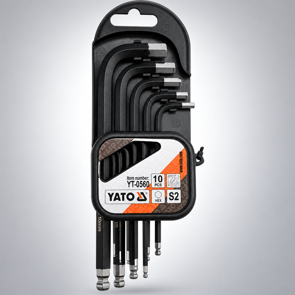 Yato YT-0560 Συλλογή Κλειδιά Allen Σετ 10 Τεμ