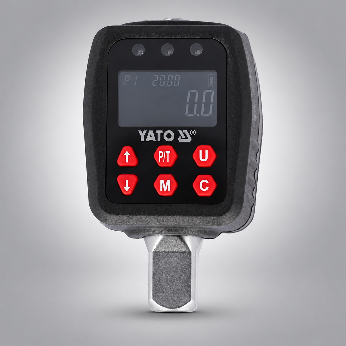 Yato YT-07535 Επαγγελματικό Ψηφιακό Δυναμόκλειδο Χειρός (ΑΝΤΑΠΤΟΡΑΣ) 1/2-10-200Νm