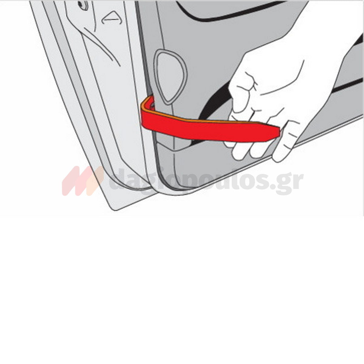 Yato YT-0837 Πλαστικά Εργαλεία Αφαίρεσης Κλιπ & Πλαστικών Βυσμάτων Ταπετσαρίας Αυτοκινήτων Σετ 6 Τεμ