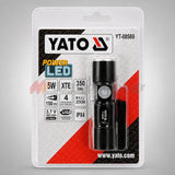 Yato YT-08569 Φακός Χειρός XT-E CREE LED Επαναφορτιζόμενος USB 5W 350 Lumens