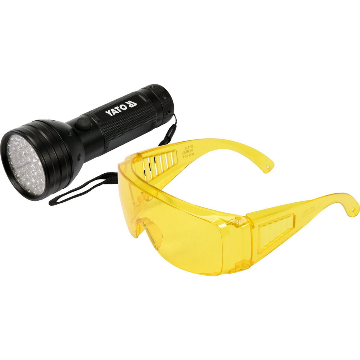 Yato YT-08581 Φακός Χειρός UV 395nm Με Γυαλιά