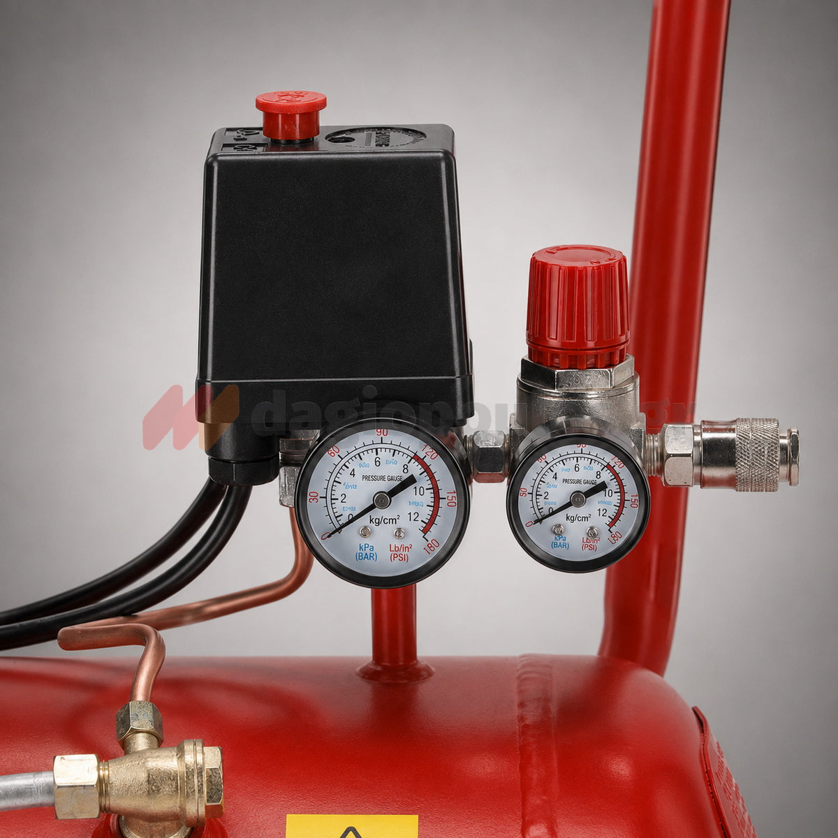 Yato YT-23300 Αεροσυμπιεστής (Κομπρεσέρ Αέρος) 2HP 25Ltr