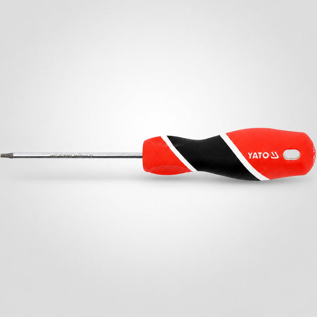 Yato YT-25953 κατσαβίδι χειρός Torx με τρύπα T8 x 75mm σε ανοιχτό γκρι φόντο
