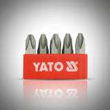 Yato YT-2811 Συλλογές Μύτες Χτυπητών Κατσαβιδιών (Σφυροκατσάβιδων) Ph.3 x 36mm Σετ 5 Τεμ