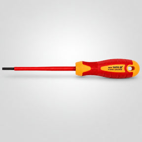 Yato YT-28153 κατσαβίδι χειρός ίσιο VDE 1000V SL 3mm x 100mm σε ανοιχτό γκρι φόντο