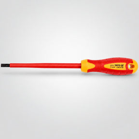 Yato YT-2819 κατσαβίδι χειρός ίσιο VDE 1000V SL 6.5mm x 150mm σε ανοιχτό γκρι φόντο