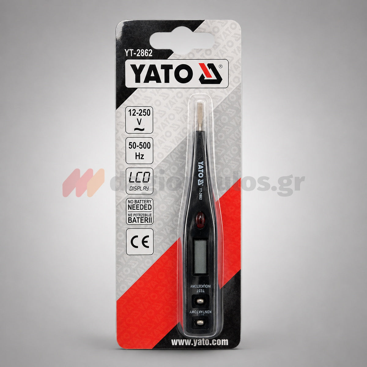 Yato YT-2862 Κατσαβίδι Δοκιμαστικό Digital LCD 12-220 V