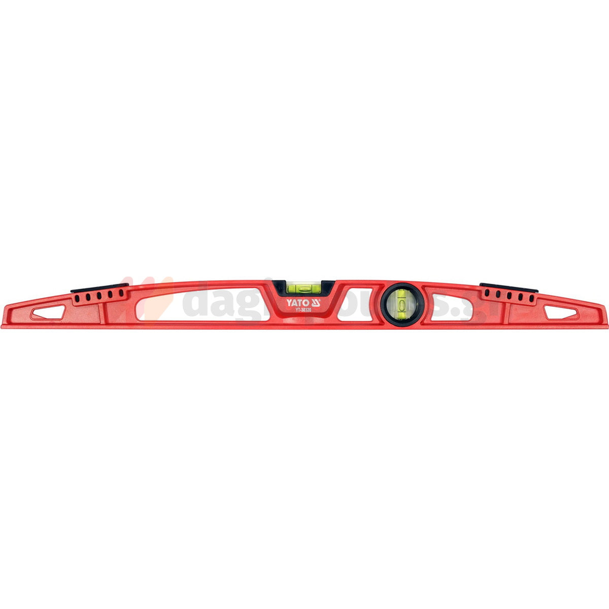 Yato YT-30320 Αλφάδι Αλουμινίου Μαγνητικό Βαρέως Τύπου Με 2 Μάτια 600mm