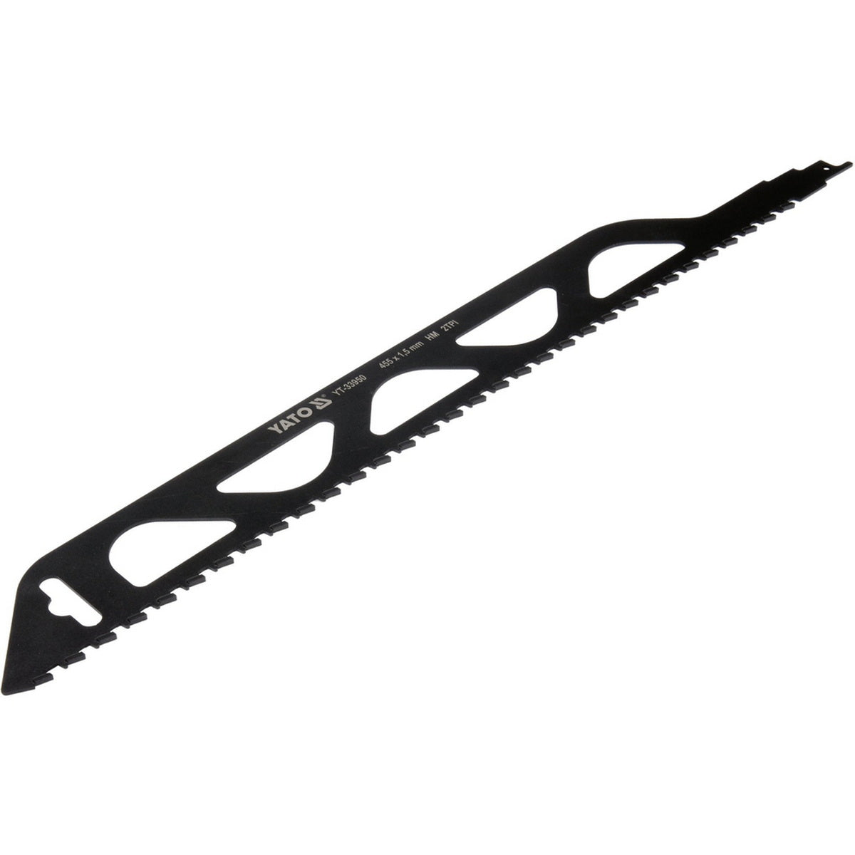 Yato YT-33950 Λάμες Σπαθοσέγας (Σεγάτσας) Καρβιδίου Για Δομικά Υλικά 2TPI 455mm