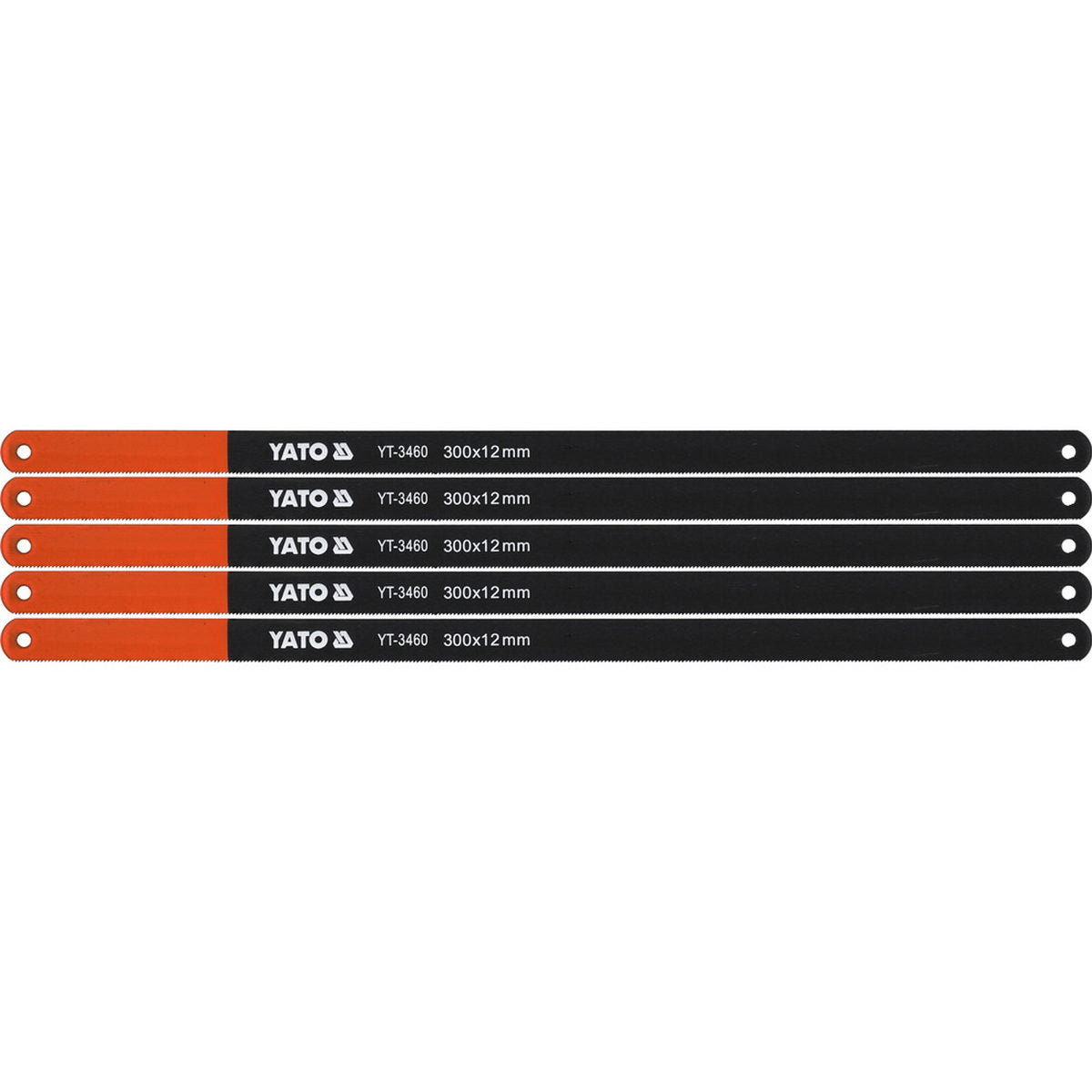 Yato YT-3460 Λάμες Σιδηροπρίονου Κοπής Μετάλλων Bi-Metal 300mm Σετ 5 Τεμ