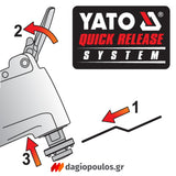 Yato YT-34685 Λάμα Πολυεργαλείων Starlock Τιτανίου Ανταλλακτική Κοπής Ξύλων - Πλαστικών - Γυψοσανίδας 34mm Σετ 3 Τεμ